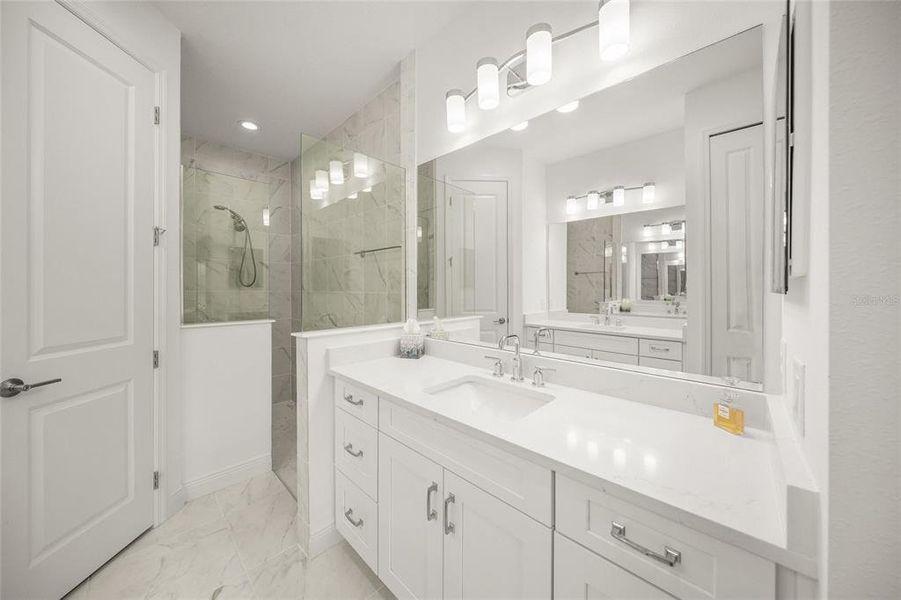 Furnished interior view inside a new home in , Sarasota (Image 18). Furnished interior view inside a new home in , Sarasota (Image 18).