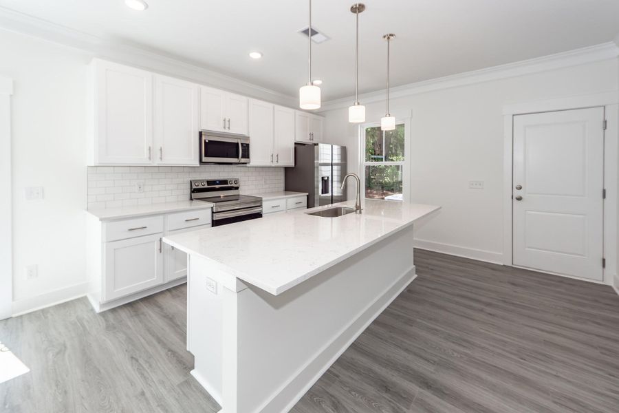 Furnished interior view inside a new home in , North Charleston (Image 7).