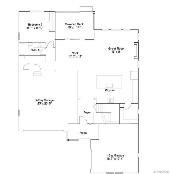 2D floor plan layout of this home in Sunset Village: The Grand Collection, Erie, CO (Image 3). 2D floor plan layout of this home in Sunset Village: The Grand Collection, Erie, CO (Image 3).