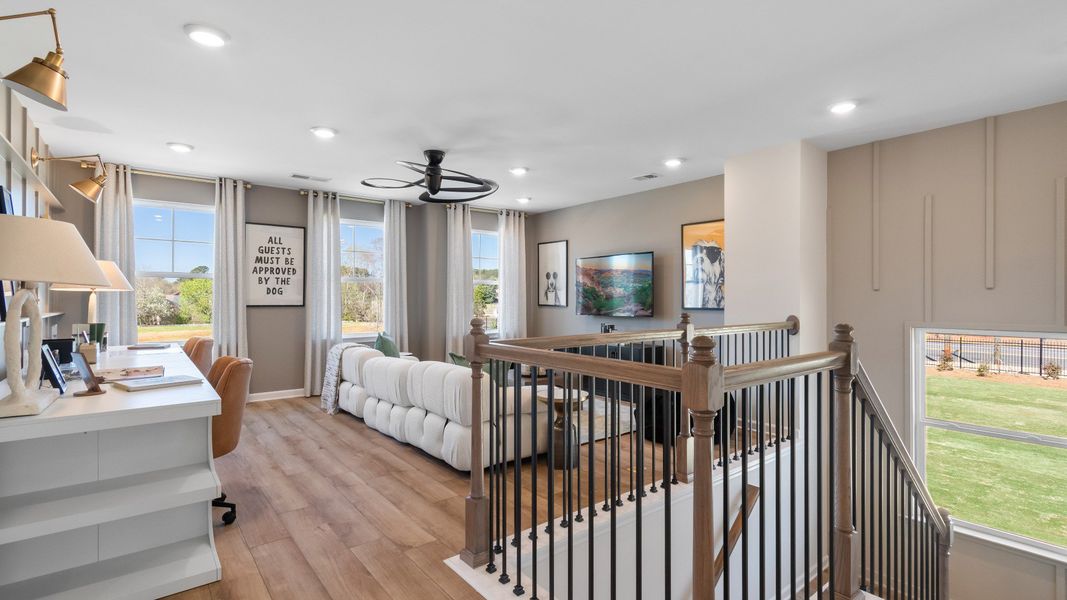 Representative furnished interior of a home built from the Stonefield by DRB Homes in Northcroft, Loganville (Image 31).