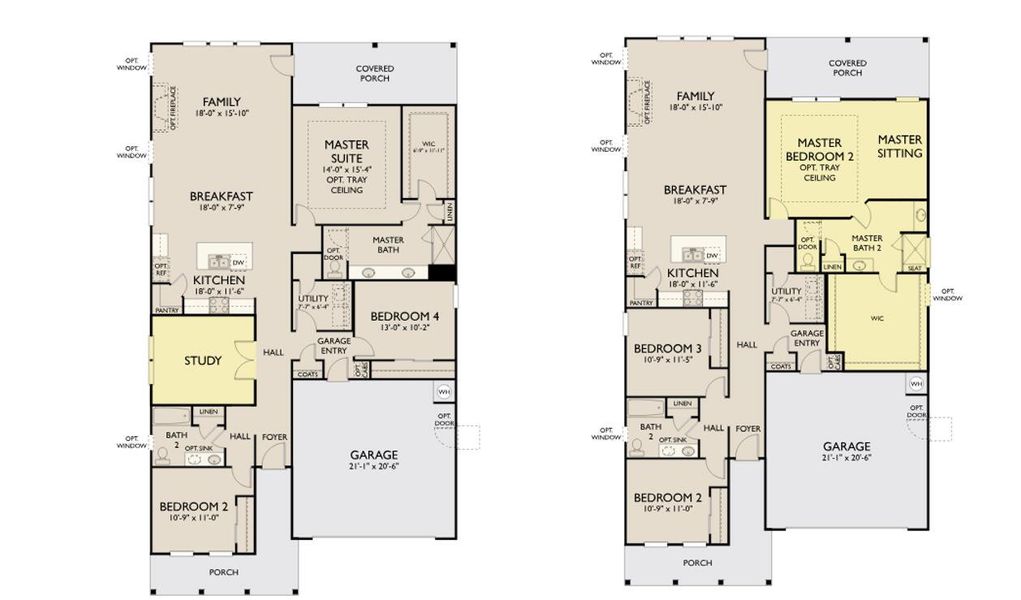 2D floor plan layout of this home in Watson Hill, Summerville, SC (Image 2). 2D floor plan layout of this home in Watson Hill, Summerville, SC (Image 2).