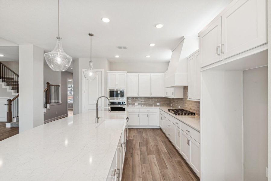 Furnished interior view inside a new home in ARTAVIA 65' Homesites, Conroe (Image 9).