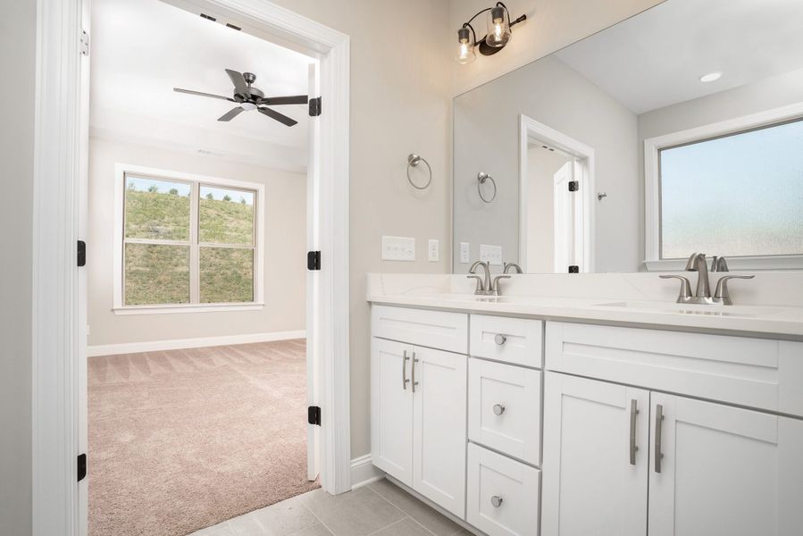 Representative furnished interior of a home built from the The Hunter by Greentech Homes LLC in The Thicket at Sedman Hills, Hixson (Image 5).