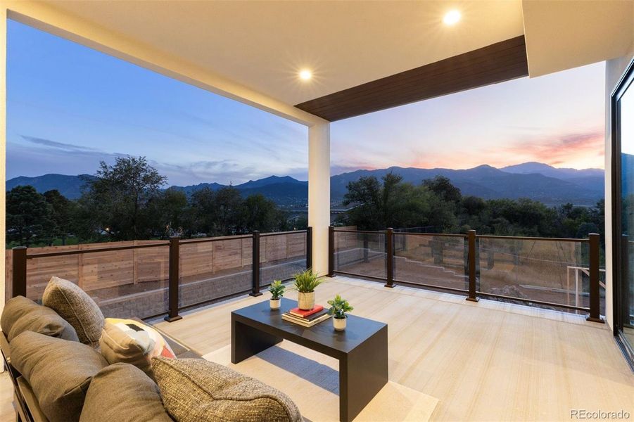 Exterior details and patio area of a home in , Colorado Springs (Image 2).