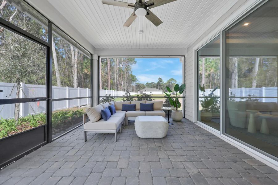 The Crane II Outdoor Living Area The Crane II Outdoor Living Area