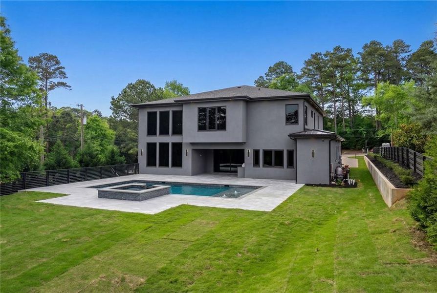 Exterior details and patio area of a home in , Sugar Hill (Image 33). Exterior details and patio area of a home in , Sugar Hill (Image 33).