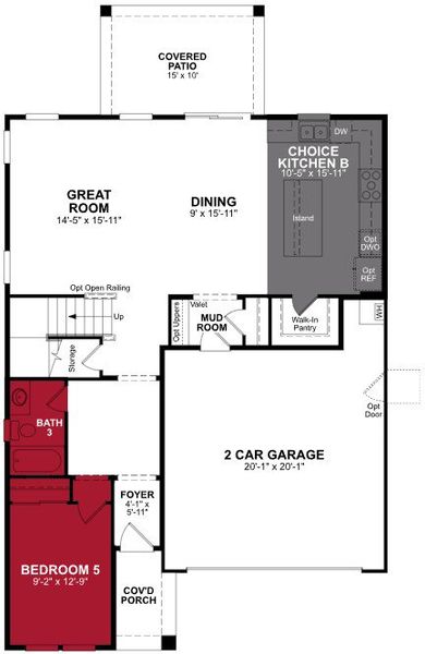 2D floor plan layout of this home in Willows at Bella Vista Farms, San Tan Valley, AZ (Image 2). 2D floor plan layout of this home in Willows at Bella Vista Farms, San Tan Valley, AZ (Image 2).