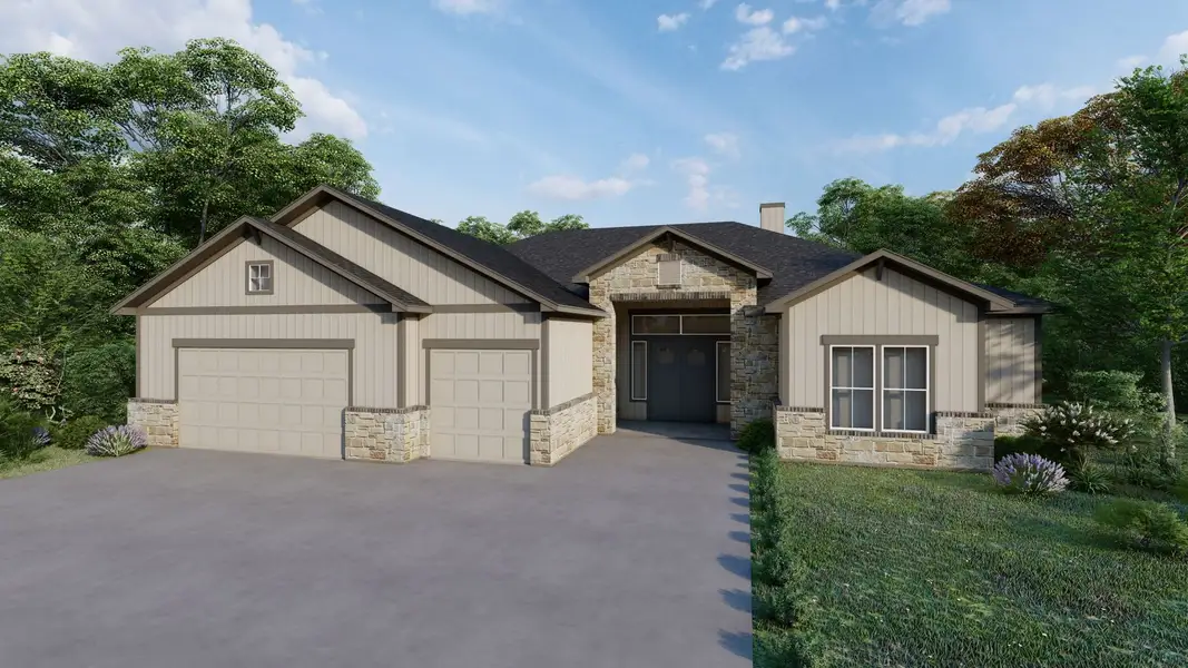 Front exterior of a home in the Country Village Estates community, located in Castroville, TX (Image 9). Front exterior of a home in the Country Village Estates community, located in Castroville, TX (Image 9).