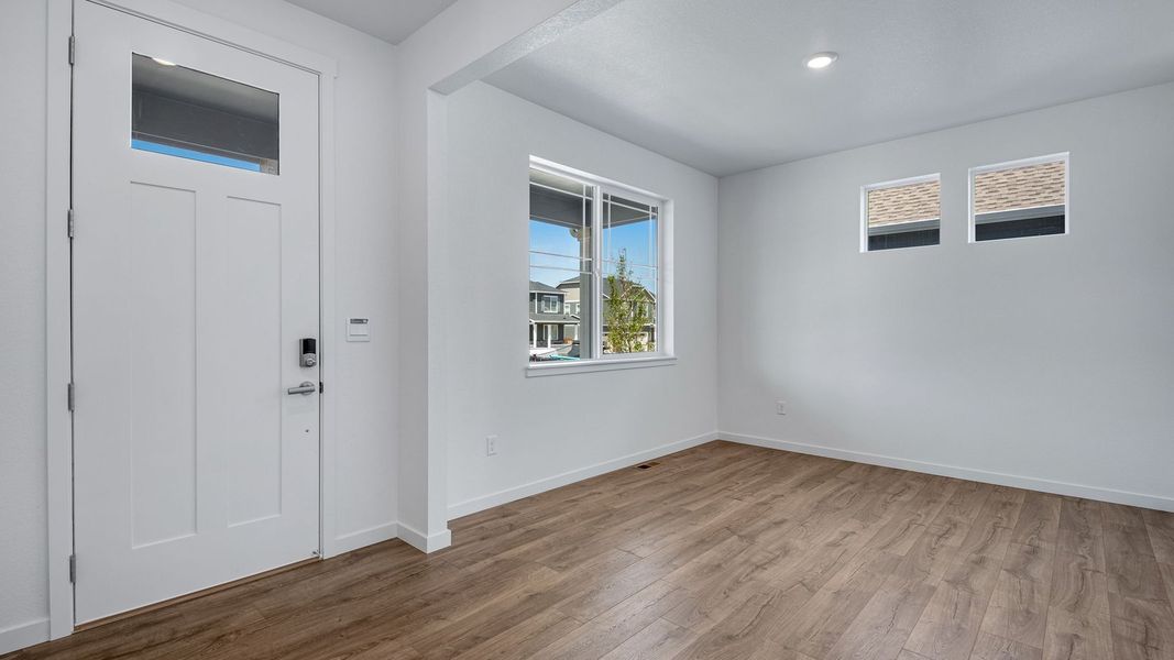 Spacious, unfurnished interior of a new home in Trails at Crowfoot, Parker (Image 19).
