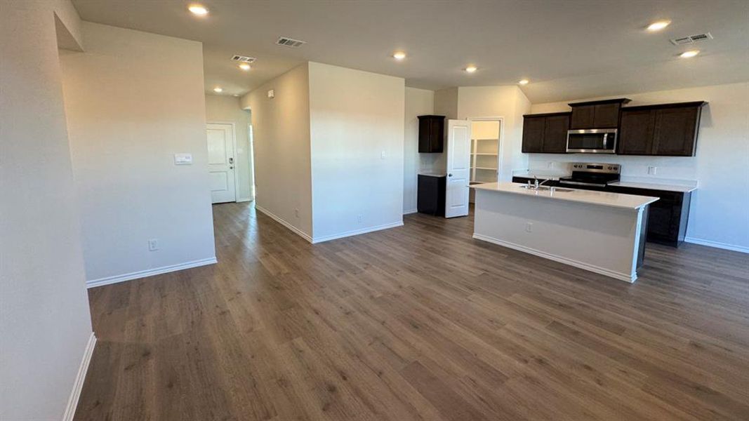 Furnished interior view inside a new home in Creeks at Burnett Trail, Canton (Image 10).