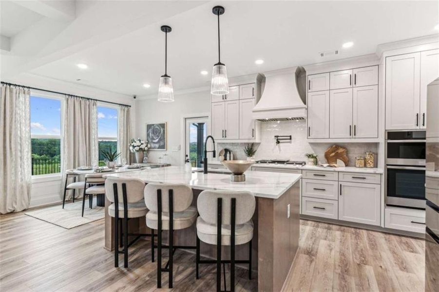 Furnished interior view inside a new home in , Buford (Image 12).