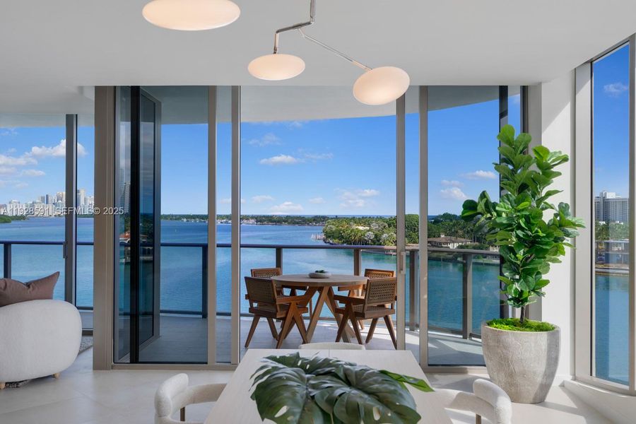 Furnished interior view inside a new home in , Bay Harbor Islands (Image 15). Furnished interior view inside a new home in , Bay Harbor Islands (Image 15).