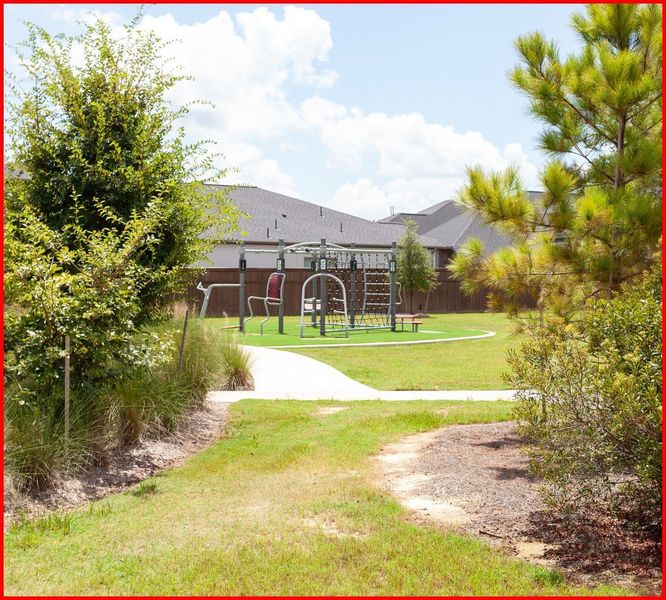 Enjoy direct access to a serene playground with no side neighbors for added privacy.