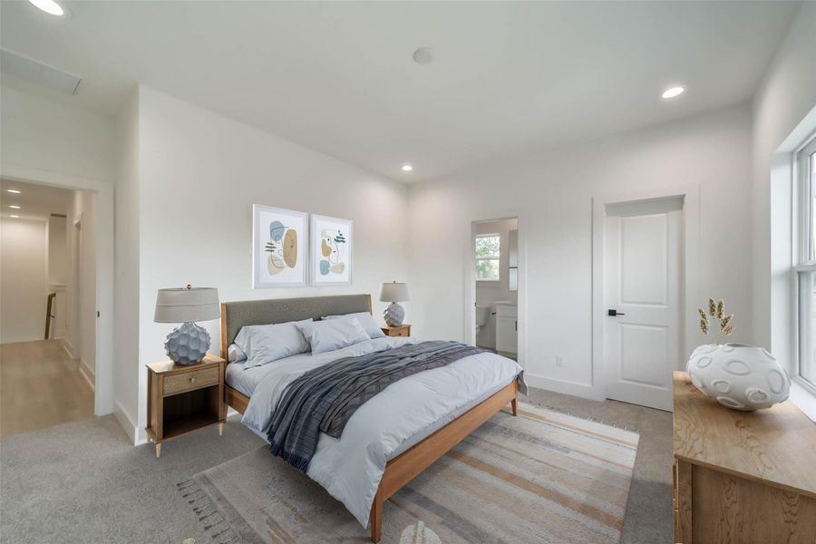 Furnished interior view inside a new home in , Houston (Image 21). Furnished interior view inside a new home in , Houston (Image 21).