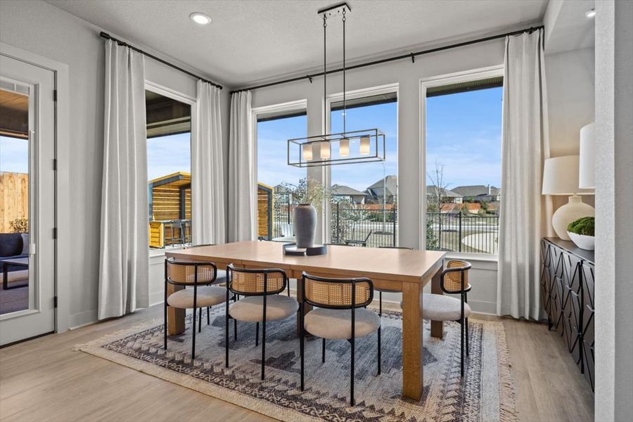 Furnished interior view inside a new home in Lariat, Liberty Hill (Image 55).