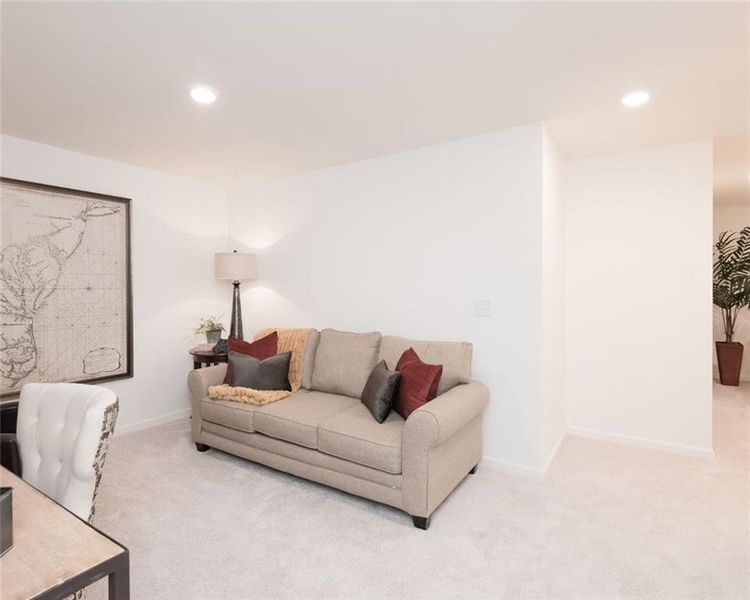 Furnished interior view inside a new home in , Conyers (Image 35).