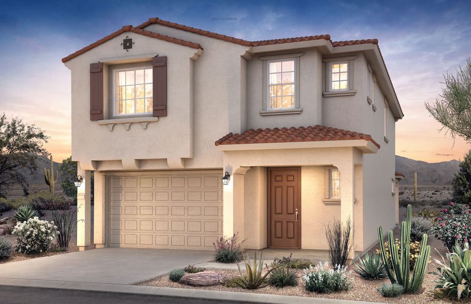 Representative exterior photo of a completed home built from the McCleary by Pulte Homes in Allen Ranches, Litchfield Park, AZ (Image 16).