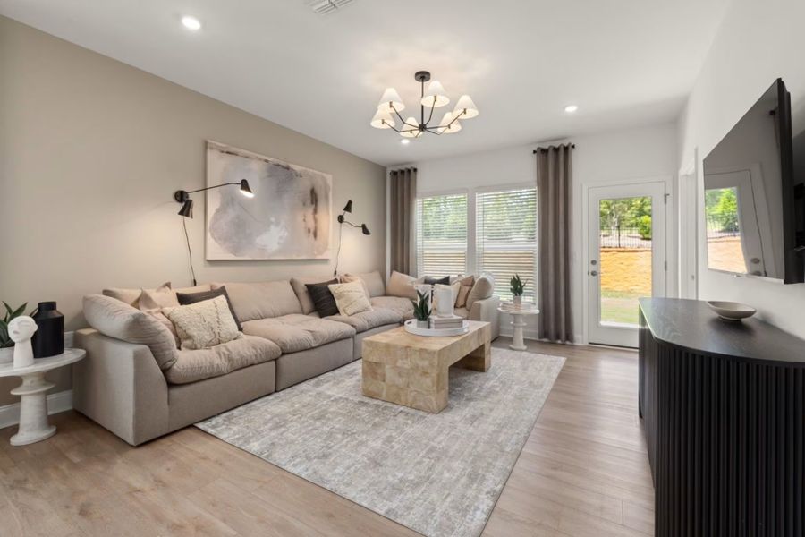 Representative furnished interior of a home built from the Cranbrook by Pulte Homes in Southport Meadows, Southport (Image 8).