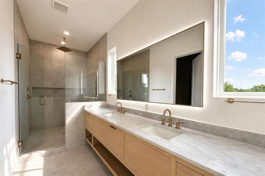 Furnished interior view inside a new home in , Dallas (Image 14).