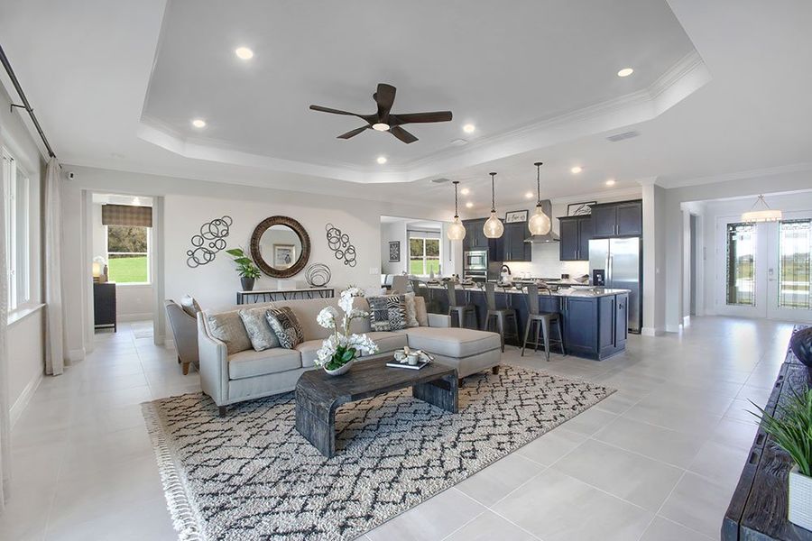 Representative furnished interior of a home built from the Whitmore by Colen Built Development, LLC in On Top of the World Communities, Ocala (Image 4). Representative furnished interior of a home built from the Whitmore by Colen Built Development, LLC in On Top of the World Communities, Ocala (Image 4).