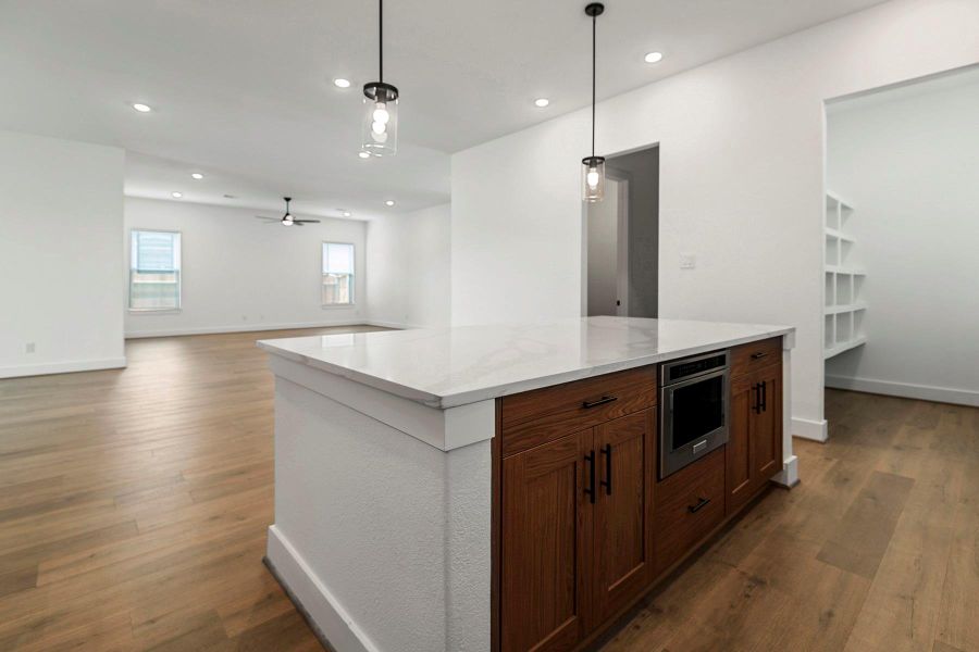 Furnished interior view inside a new home in Hallimore Ranch, Rosenberg (Image 11).