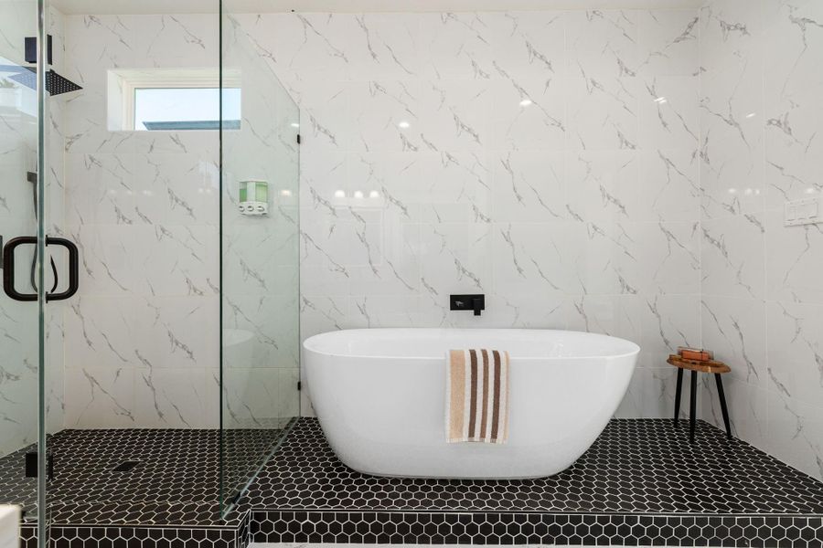 Close-up of interior finishes inside a home in , Houston (Image 20).