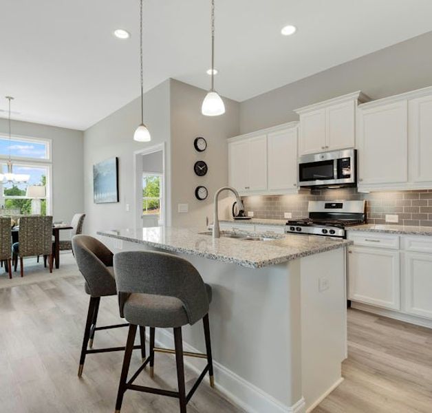 Representative furnished interior of a home built from the The Everleigh by Windsong Properties in Madeira, Acworth (Image 9).