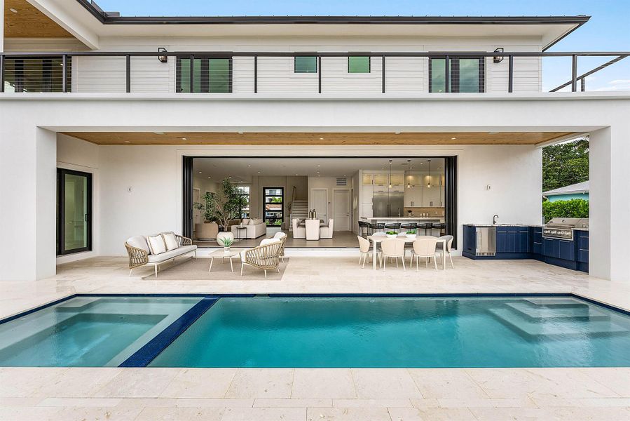 Exterior details and patio area of a home in , Delray Beach (Image 32).