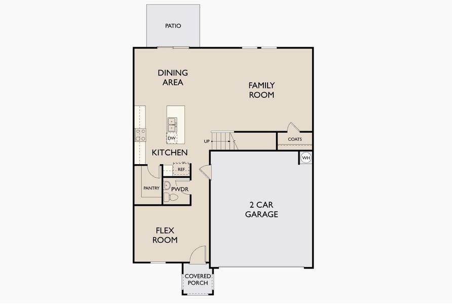 2D floor plan layout for the Spectra by Starlight Homes in Willow Springs, Buda, TX (Image 4). 2D floor plan layout for the Spectra by Starlight Homes in Willow Springs, Buda, TX (Image 4).