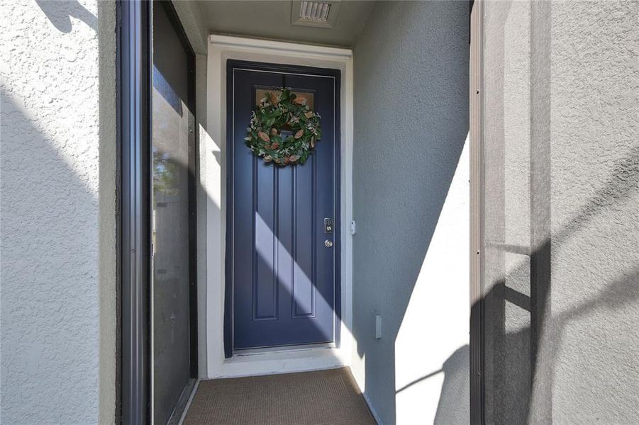 New Screened in Front Entry Doorway