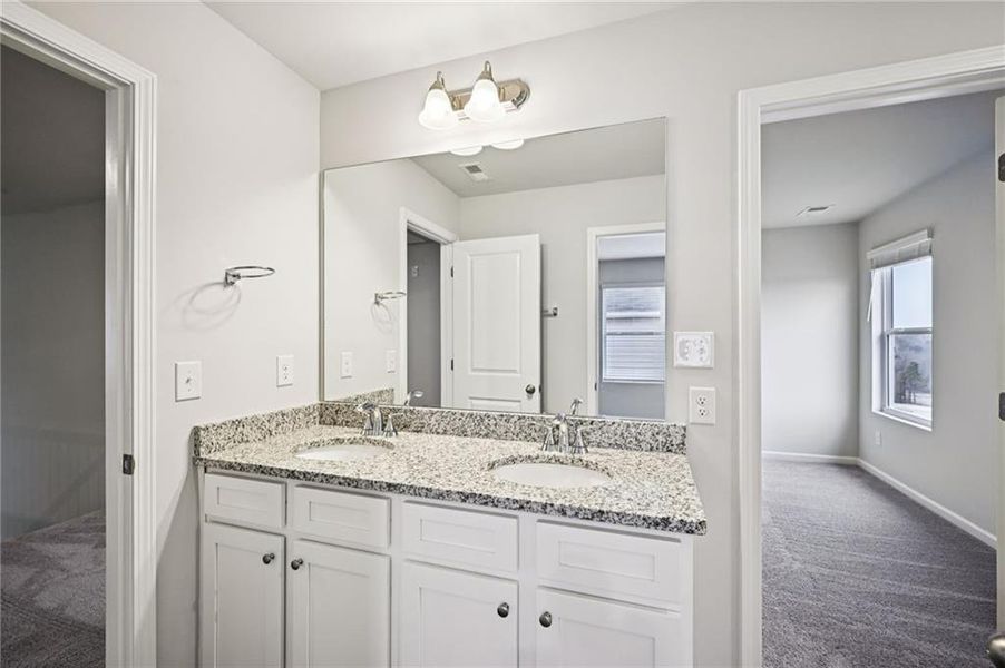 Furnished interior view inside a new home in The Hills at Cedar Creek, Winder (Image 29).