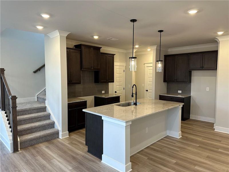 Furnished interior view inside a new home in Millstone at Mundy Mill, Gainesville (Image 12).