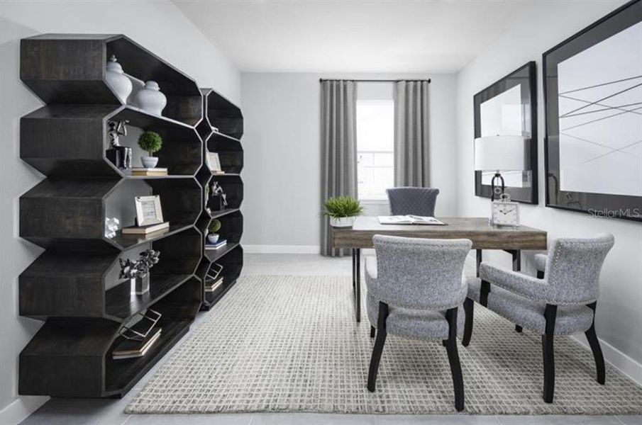Furnished interior view inside a new home in Malabar Springs, Palm Bay (Image 3).