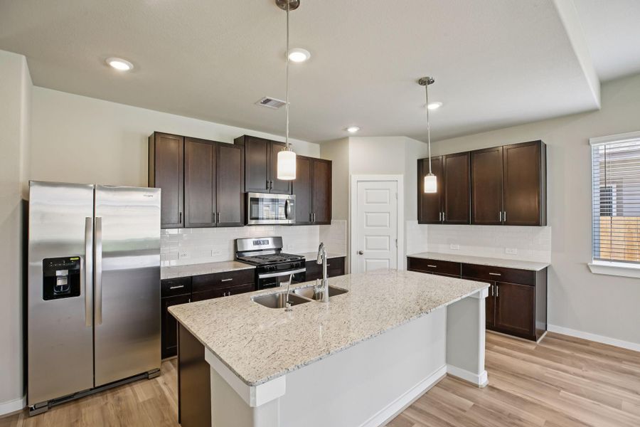 Photo is not of the actual home but is an inspirational photo of builder’s model home and may depict options, furnishings, and/or decorator features that are not included.