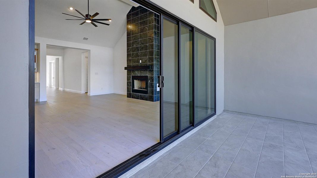 Exterior details and patio area of a home in Megan's Landing 1/2 Acre, Castroville (Image 23). Exterior details and patio area of a home in Megan's Landing 1/2 Acre, Castroville (Image 23).