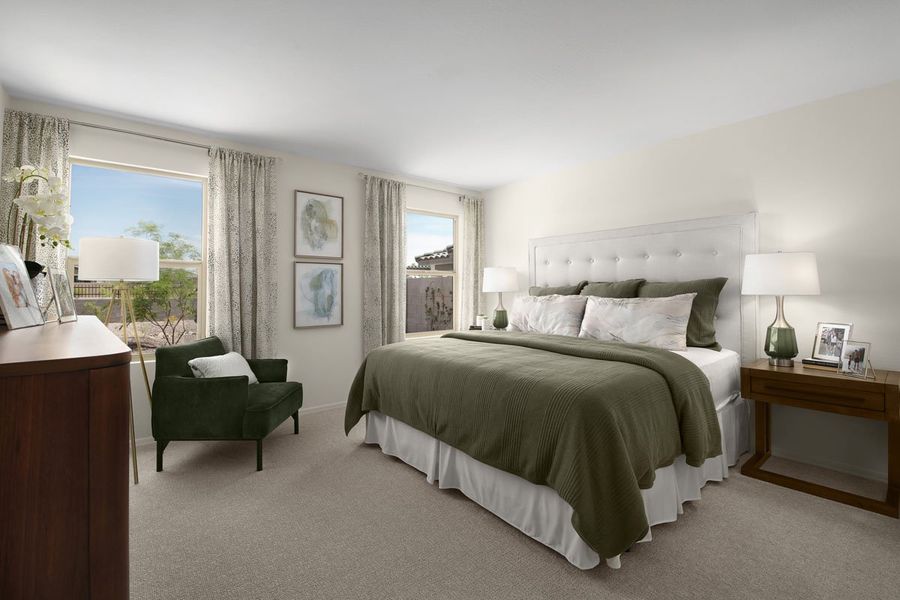 Representative furnished interior of a home built from the 1618 Modeled by KB Home in Entrada del Oro Classics, Gold Canyon (Image 7).