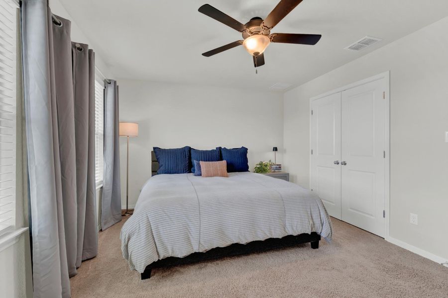 Furnished interior view inside a new home in , San Marcos (Image 18). Furnished interior view inside a new home in , San Marcos (Image 18).