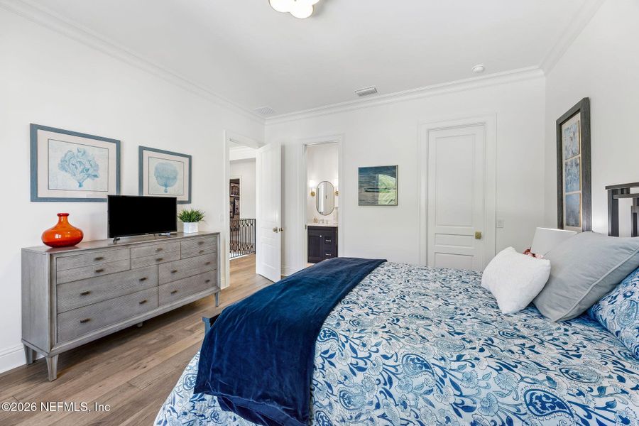 Furnished interior view inside a new home in , Jacksonville (Image 56).