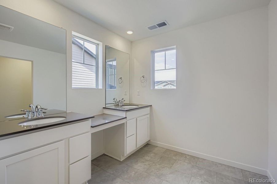 Furnished interior view inside a new home in Ledge Rock: The Monarch Collection, Johnstown (Image 7).