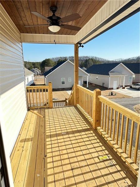 Exterior details and patio area of a home in , Dalton (Image 3).