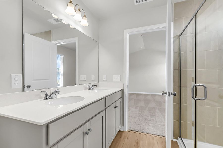 Furnished interior view inside a new home in Six Oaks, Summerville (Image 6).