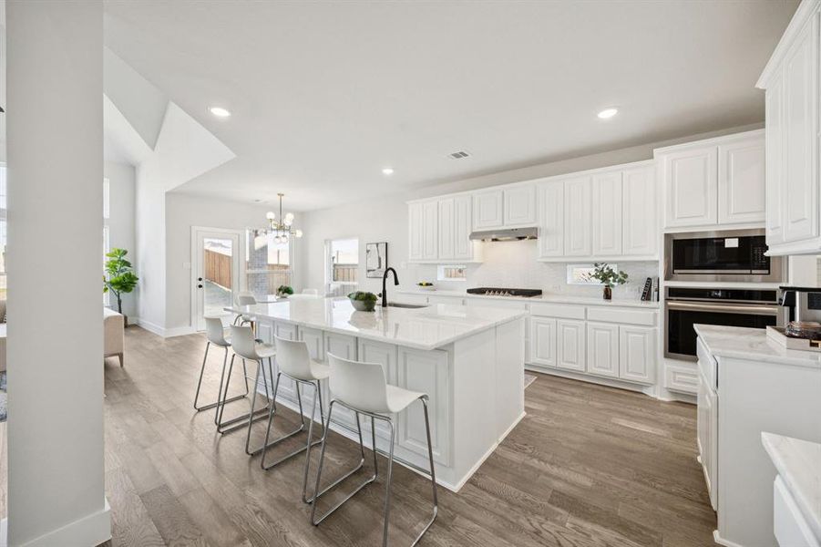Furnished interior view inside a new home in , Frisco (Image 11).