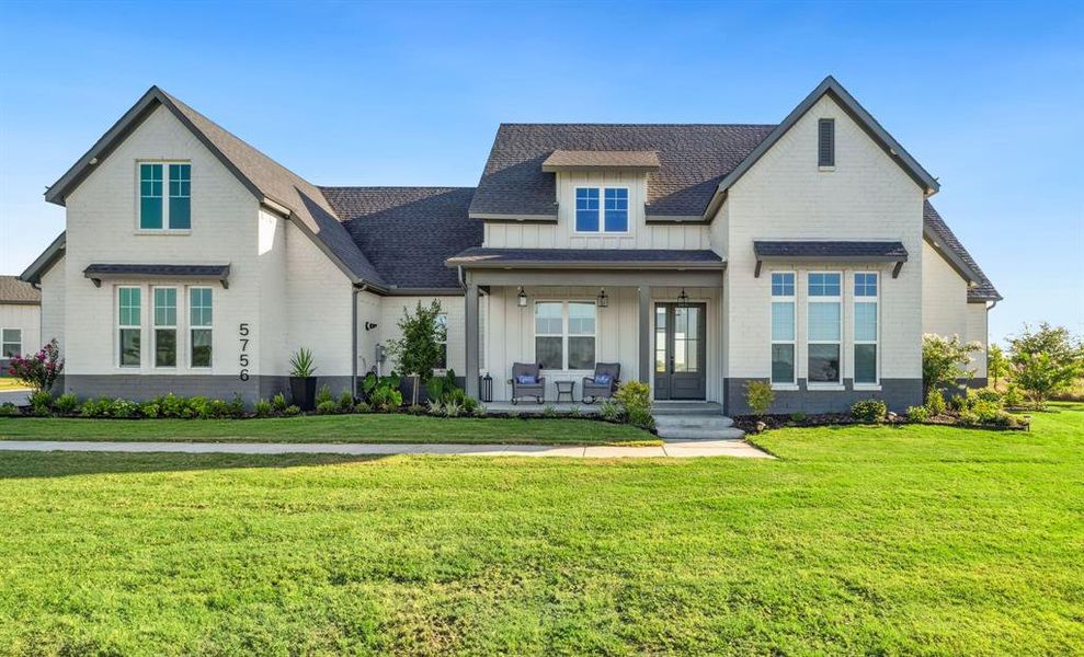 Front exterior of a new home in , Leonard, TX, highlighting curb appeal (Image 19).