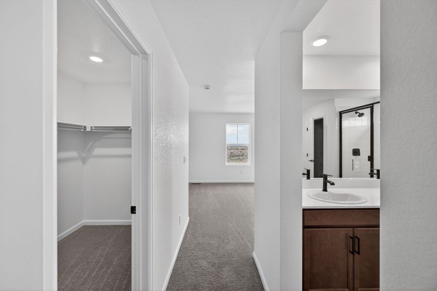 Furnished interior view inside a new home in The Town Collection at Independence, Elizabeth (Image 4).