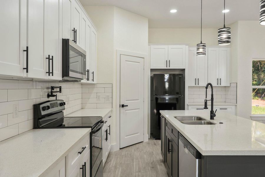 Furnished interior view inside a new home in , Willis (Image 6). Furnished interior view inside a new home in , Willis (Image 6).