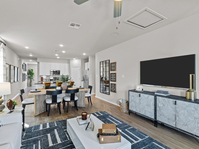 Representative furnished interior of a home built from the The Sabine A by Davidson Homes LLC in Agave, San Antonio (Image 23). Representative furnished interior of a home built from the The Sabine A by Davidson Homes LLC in Agave, San Antonio (Image 23).