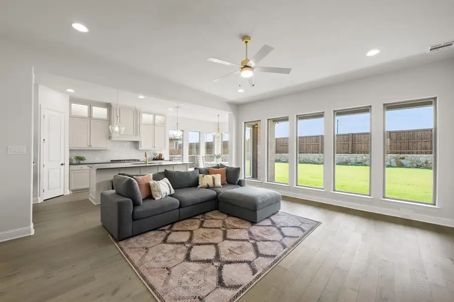 Furnished interior view inside a new home in Somerset - Phase 5, Mansfield (Image 9). Furnished interior view inside a new home in Somerset - Phase 5, Mansfield (Image 9).