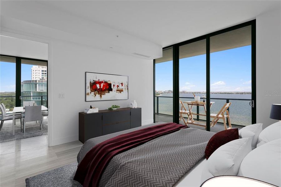 Virtually Staged - Master Bedroom