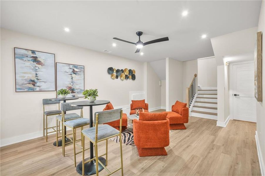 Furnished interior view inside a new home in , Atlanta (Image 37).