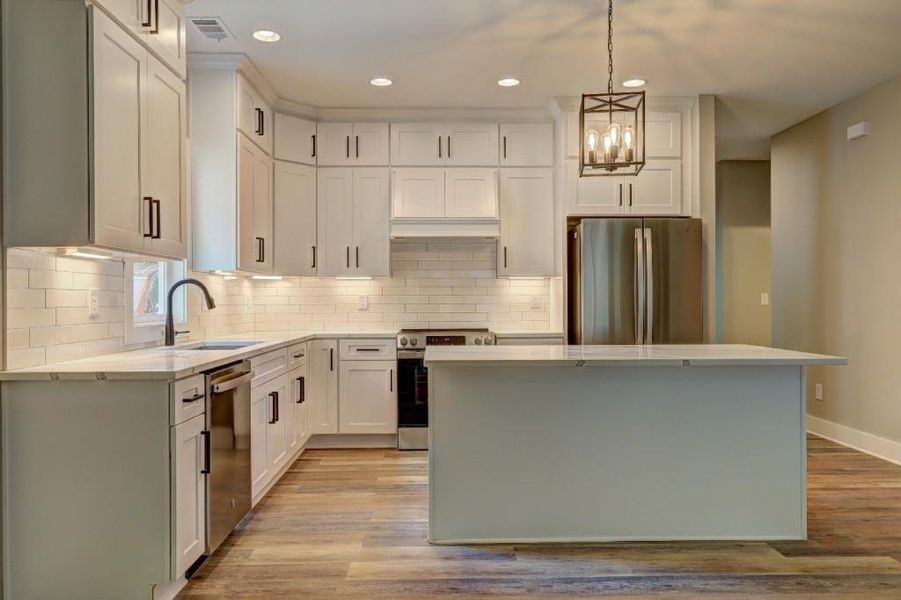 Furnished interior view inside a new home in , Monroe (Image 6).